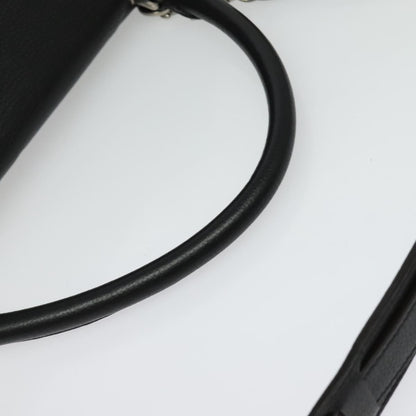 Celine Trapeze Bag Leather with Suede, BLACK, LEATHER, Handbag