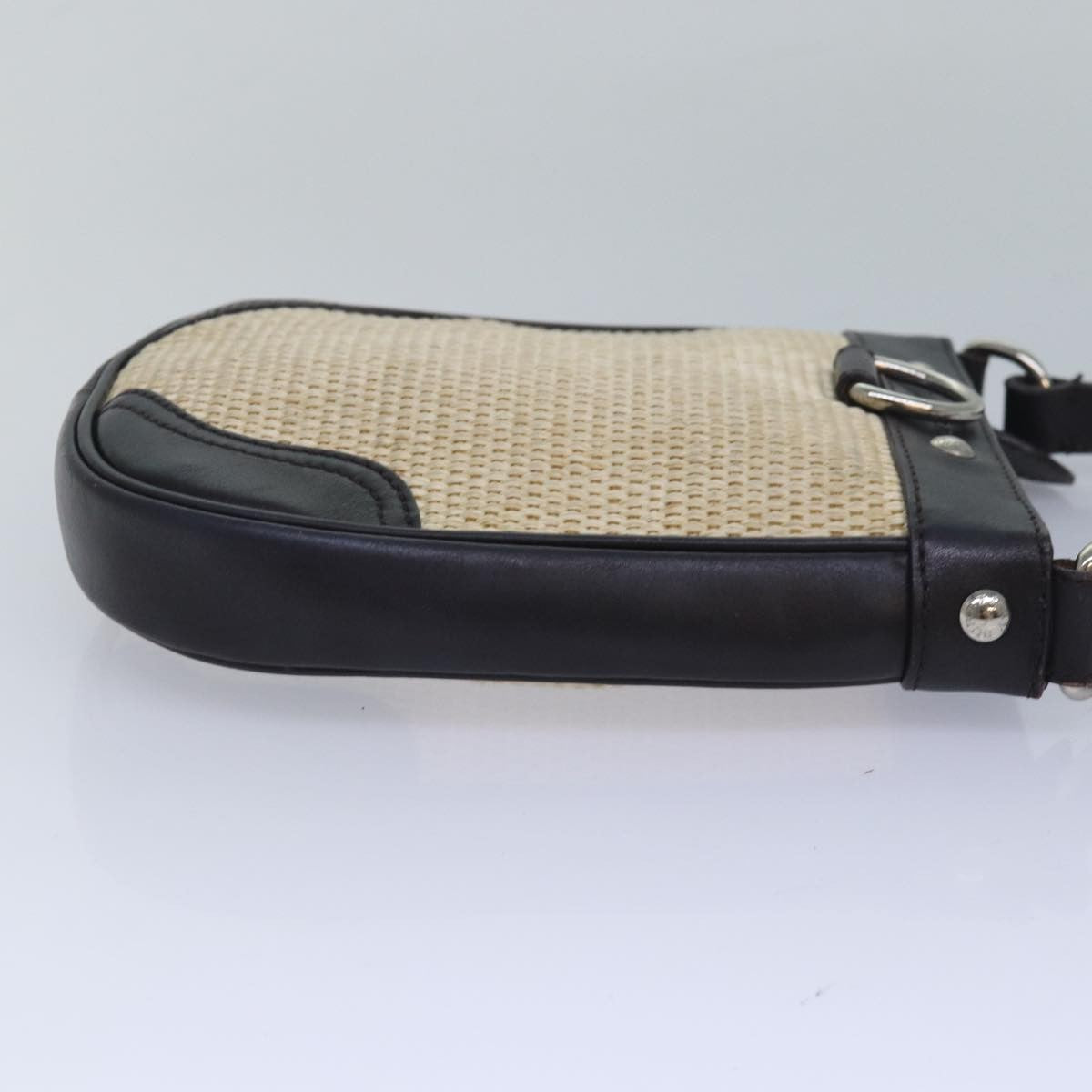 Burberry Vintage Shoulder Bag Leather, BEIGE, LEATHER, Shoulder bag