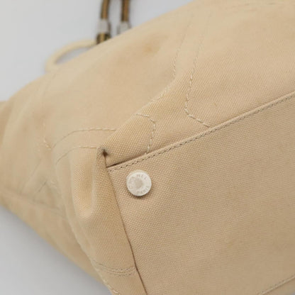 Chanel Vintage Cruise Line No.5 Tote Quilted Canvas, BEIGE, CANVAS, Tote bag