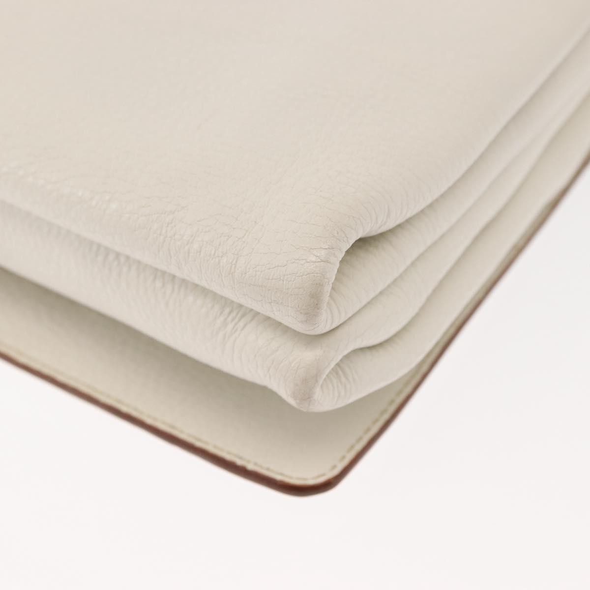 Prada Flap Crossbody Bag Vitello Daino, WHITE, LEATHER, Shoulder bag