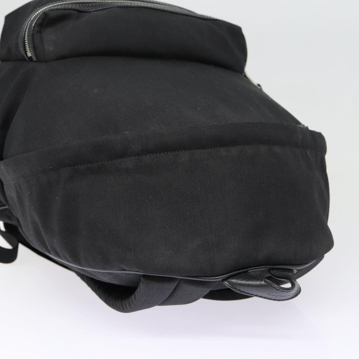 Saint Laurent City Backpack Canvas, BLACK, CANVAS, Backpack