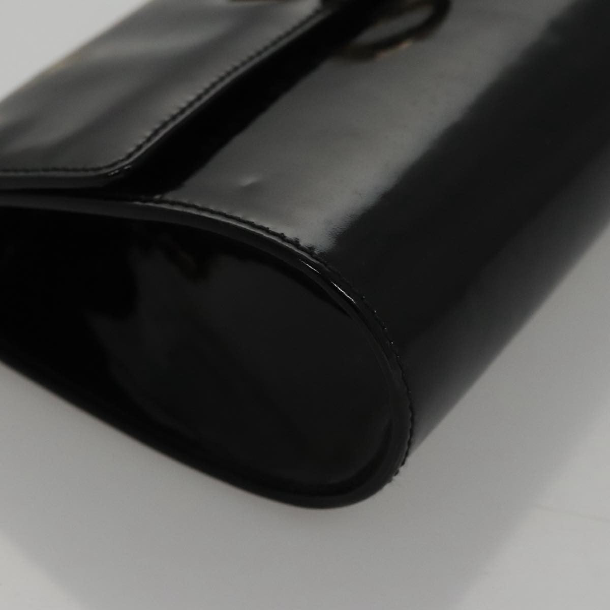 Salvatore Ferragamo Gancini Box Crossbody Bag Patent leather, BLACK, PATENT_LEATHER, Shoulder bag