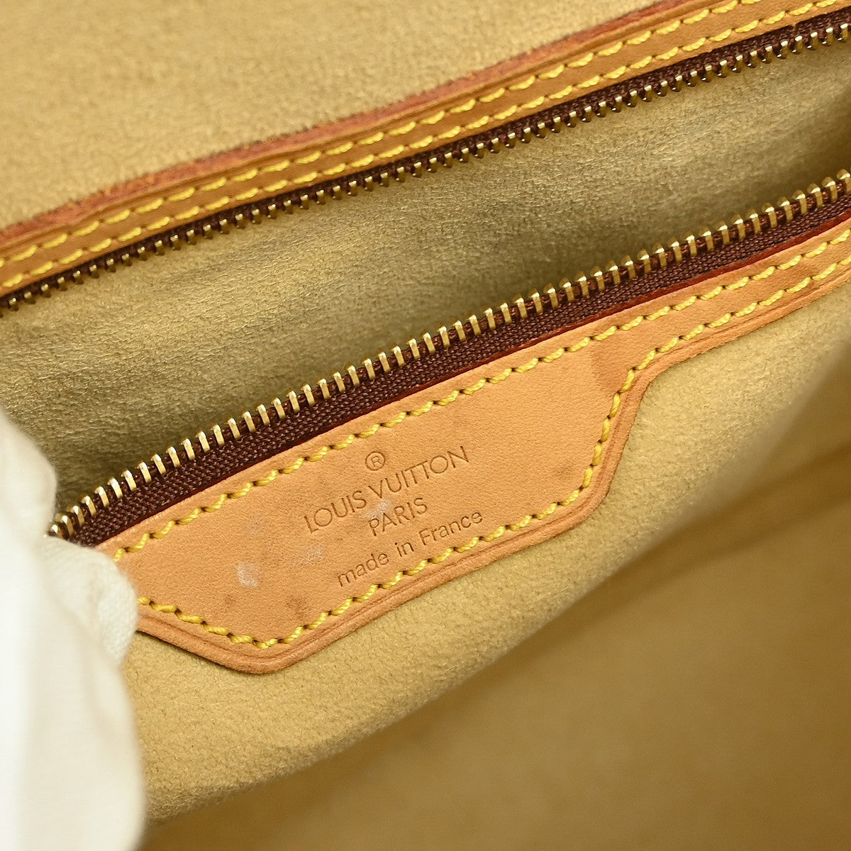 Louis Vuitton Babylone Handbag Monogram Canvas, BROWN, CANVAS, Tote bag