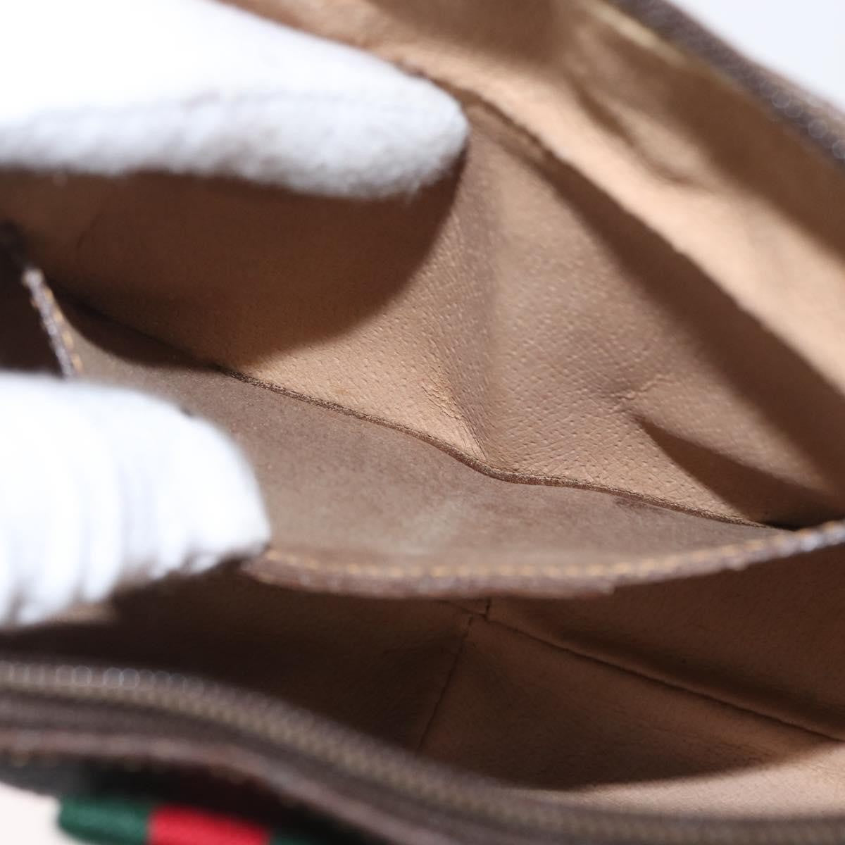 Gucci Vintage Web Crossbody Bag GG Coated Canvas, BEIGE, CANVAS, Shoulder bag