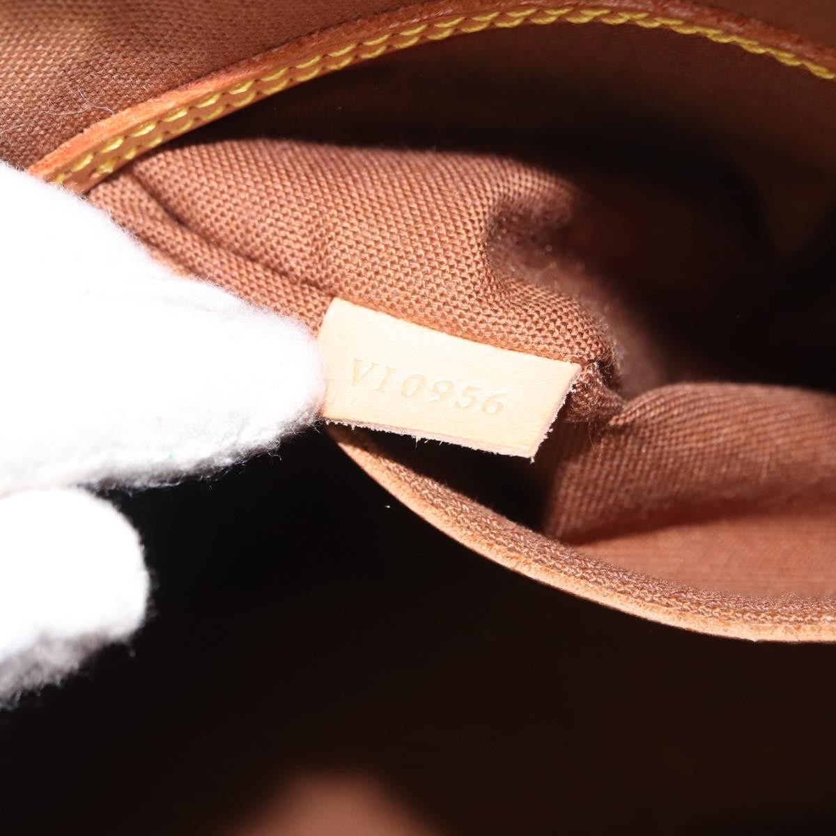 Louis Vuitton Alma Handbag Monogram Canvas, BROWN, CANVAS, Handbag