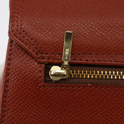 Valentino Garavani Vintage Handbag Leather, BROWN, LEATHER, Handbag