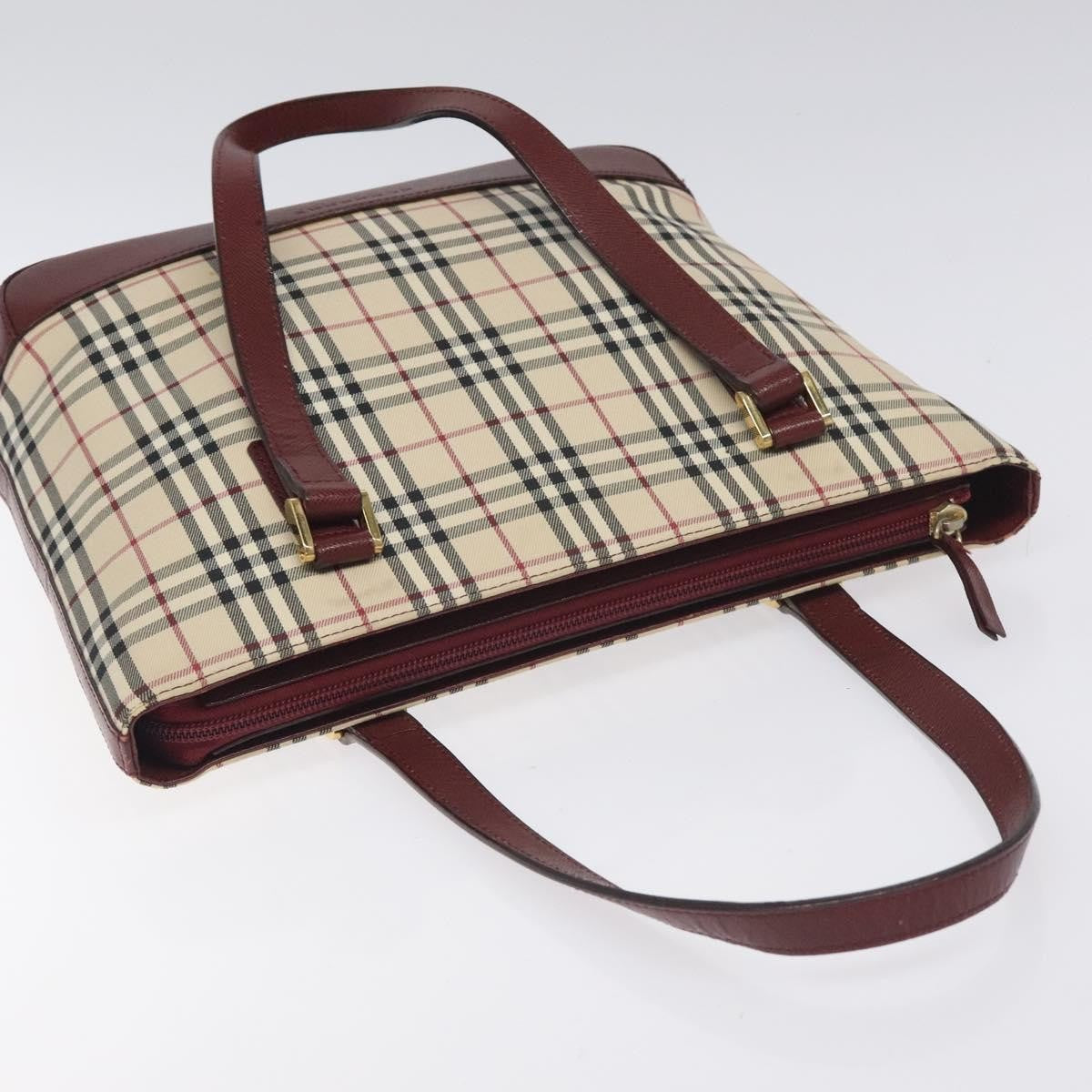 Burberry Nova Check Tote canvas check pattern, BEIGE, CANVAS, Tote bag