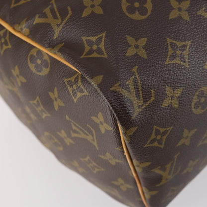 Louis Vuitton Sac Souple Handbag Monogram Canvas, BROWN, CANVAS, Travel bag
