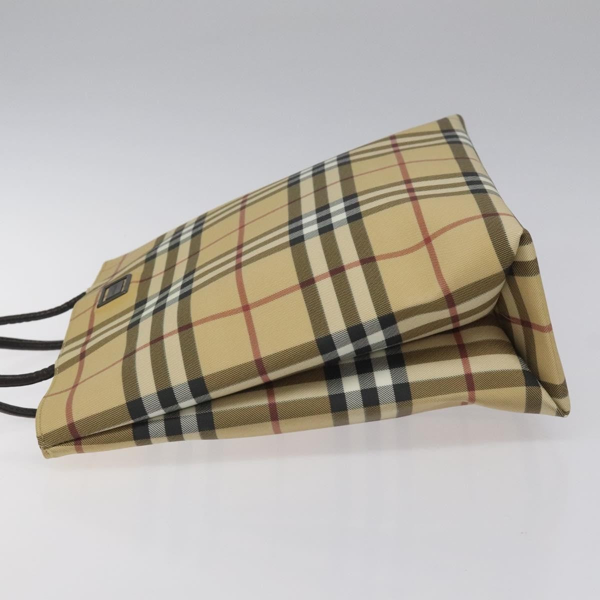 Burberry Nova Check Tote canvas check pattern, BEIGE, PVC, Tote bag