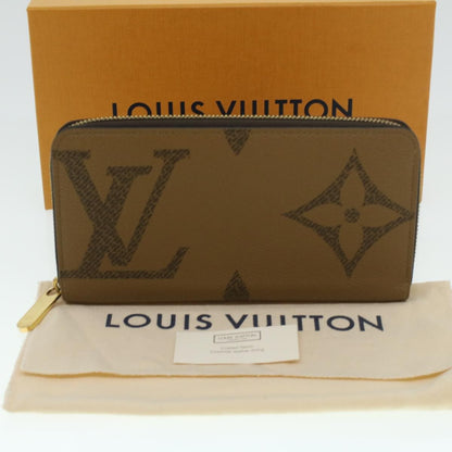 Louis Vuitton Zippy Wallet NM Monogram Giant Reverse, Brown, Canvas, Wallet