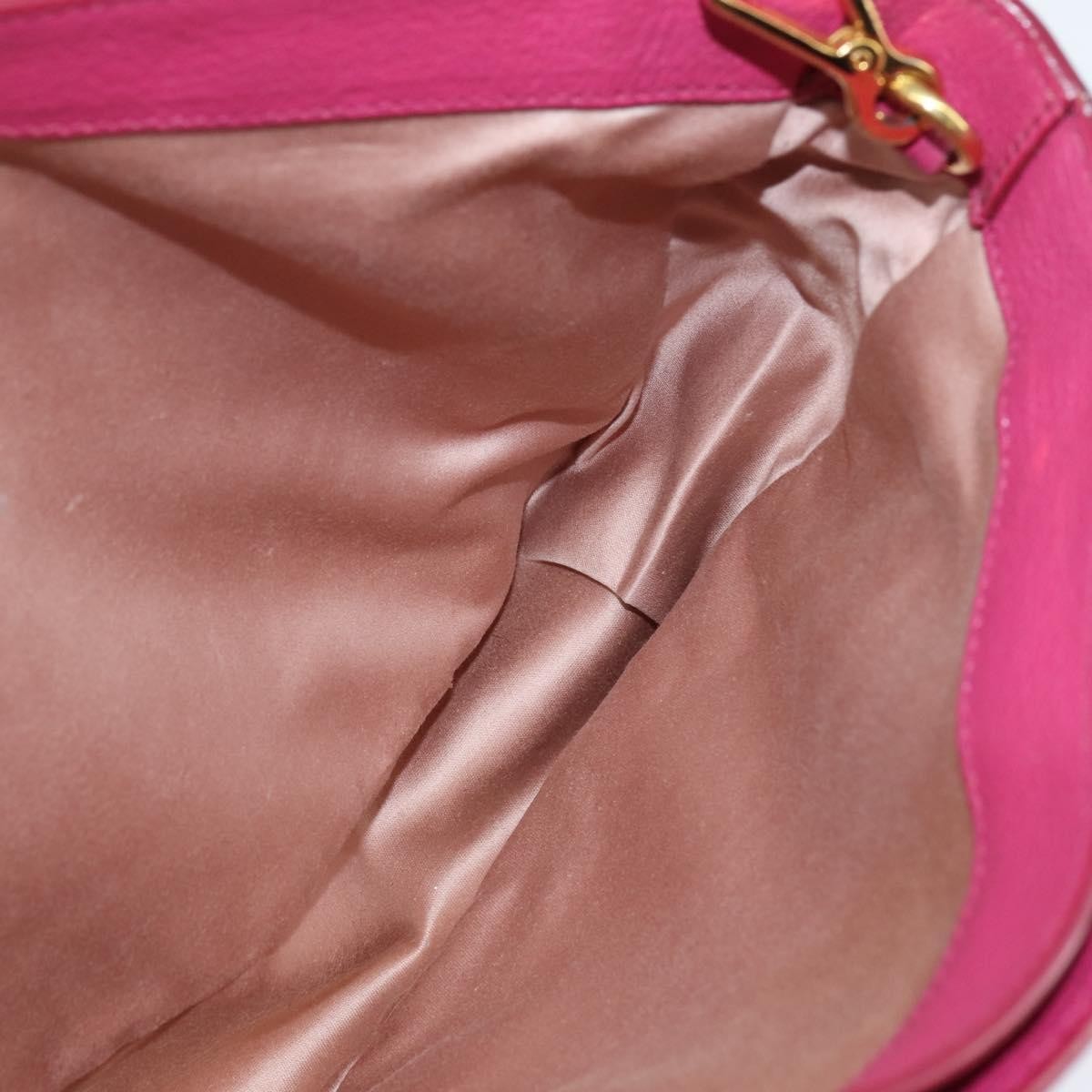 Miu Miu Madras Convertible Lock Tote Leather, PINK, LEATHER, Handbag