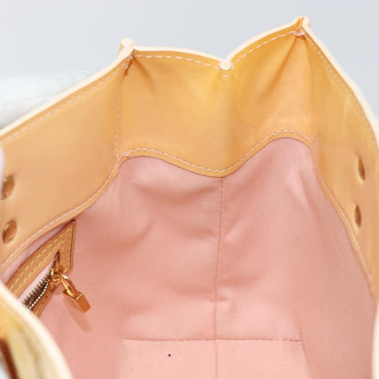 Louis Vuitton Reade Handbag Monogram Vernis, YELLOW, PATENT_LEATHER, Handbag