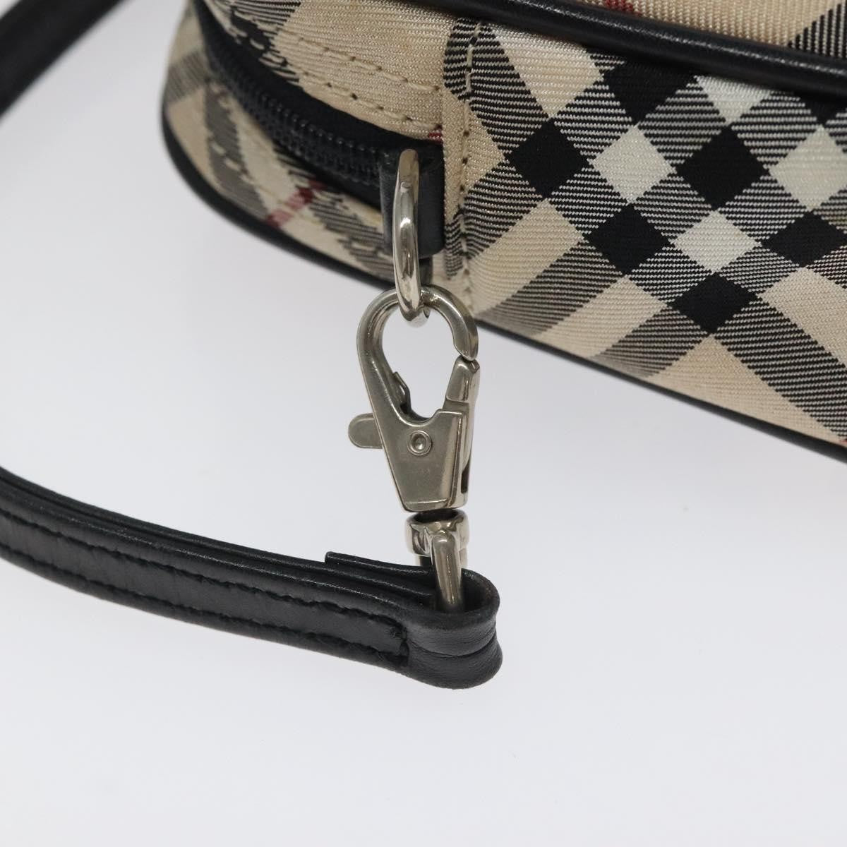 Burberry Nova check Pochette Canvas, BEIGE, NYLON, Clutche & pouche