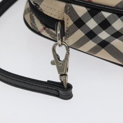 Burberry Nova check Pochette Canvas, BEIGE, NYLON, Clutche & pouche