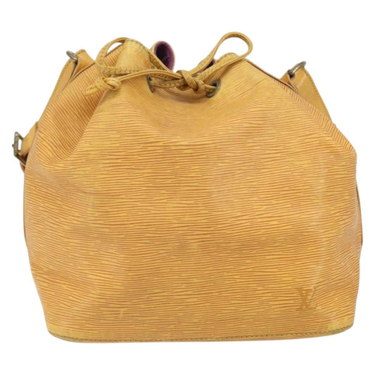 Louis Vuitton Noe Handbag Epi Leather, YELLOW, LEATHER, Shoulder bag