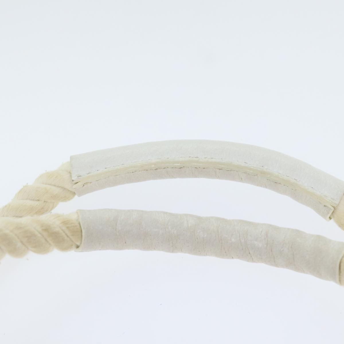 Burberry Vintage Handbag Canvas, WHITE, CANVAS, Handbag