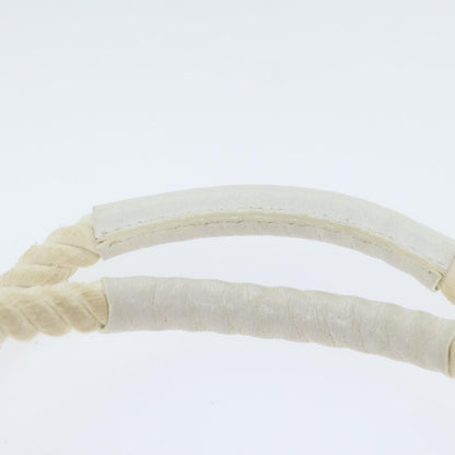 Burberry Vintage Handbag Canvas, WHITE, CANVAS, Handbag