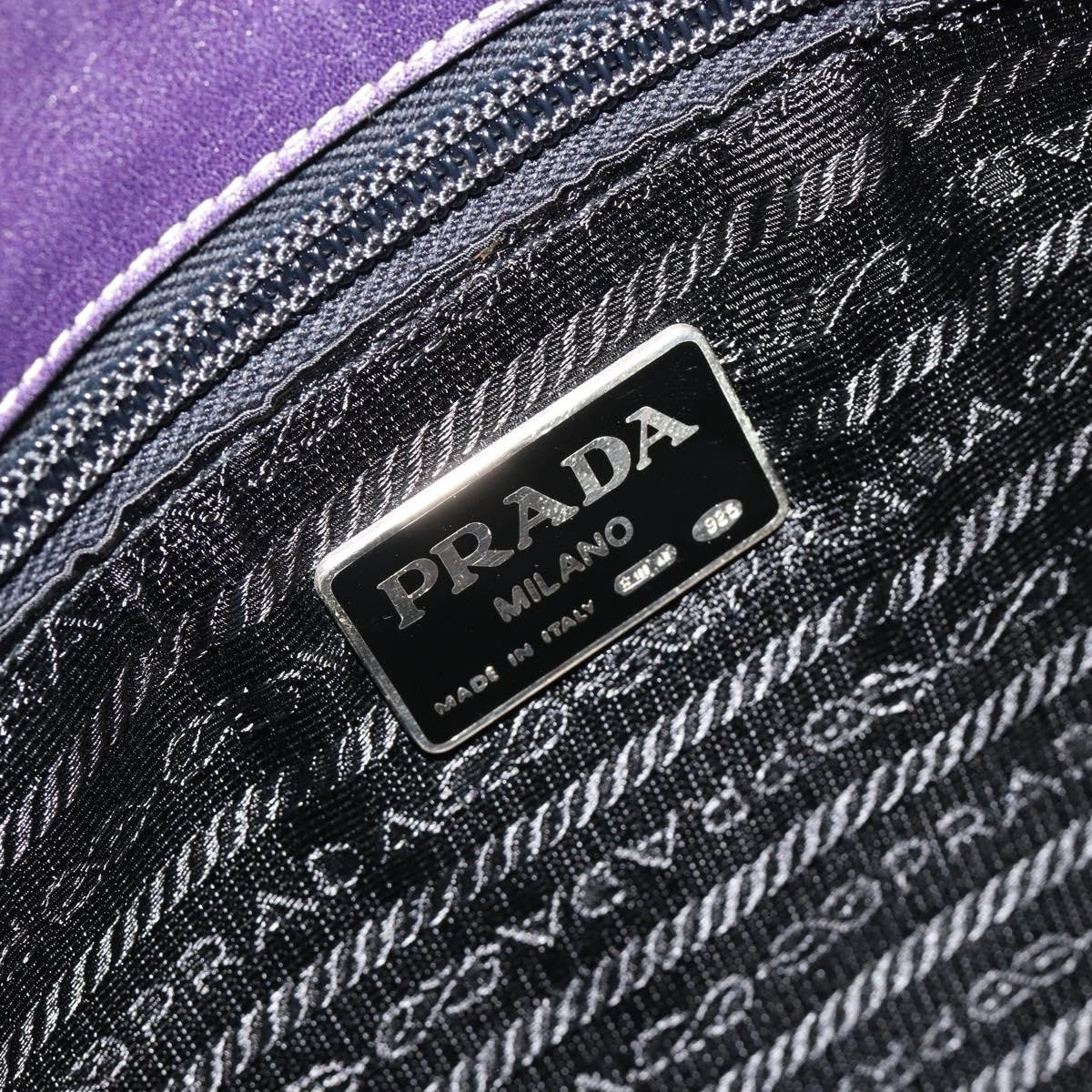 Prada Chain Shoulder Bag Leather, Purple, Leather, Handbag