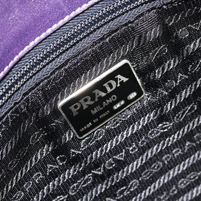 Prada Chain Shoulder Bag Leather, Purple, Leather, Handbag