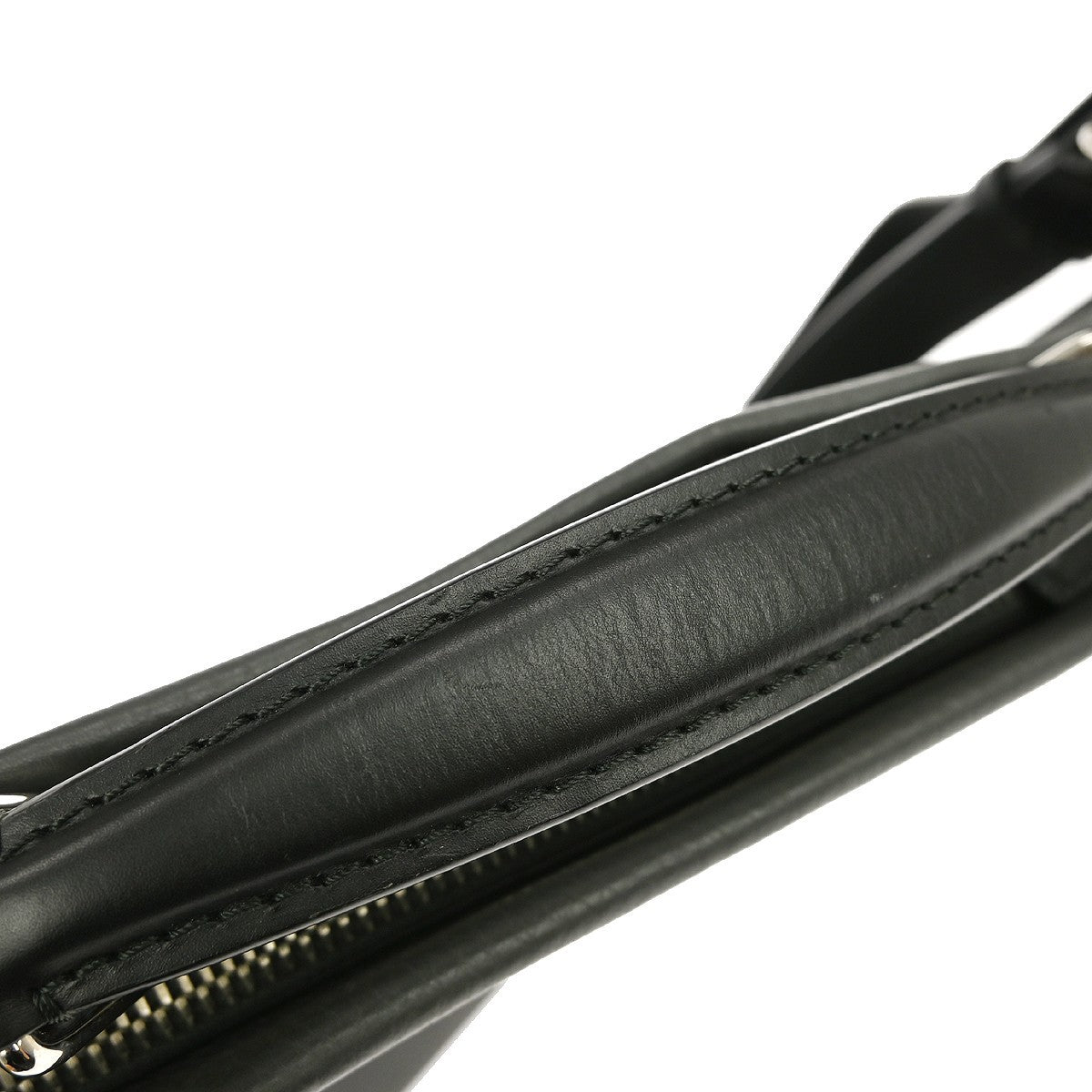 Fendi Selleria Peekaboo Fit Bag Leather, GRAY, LEATHER, Handbag