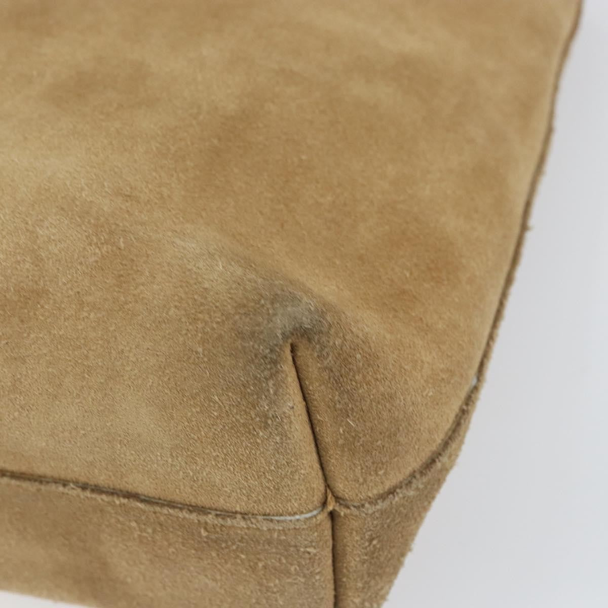 Gucci Vintage Handbag Suede, BEIGE, SUEDE, Handbag