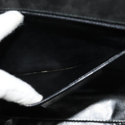 Salvatore Ferragamo Convertible Vara Bow Tote Suede, BLACK, SUEDE, Handbag