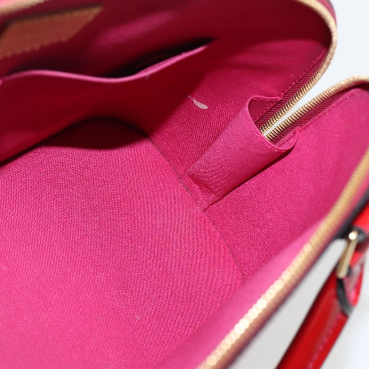Louis Vuitton Alma Handbag Patent Leather, RED, PATENT_LEATHER, Handbag