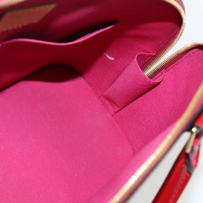 Louis Vuitton Alma Handbag Patent Leather, RED, PATENT_LEATHER, Handbag