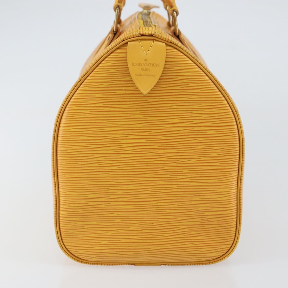 Louis Vuitton Speedy Handbag Epi Leather, YELLOW, LEATHER, Handbag