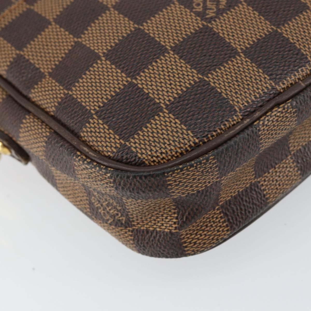 Louis Vuitton Rift Handbag Damier, BROWN, CANVAS, Shoulder bag