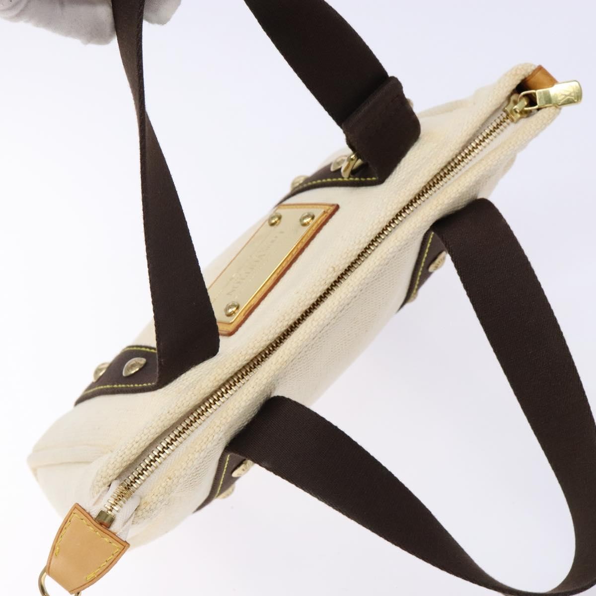 Louis Vuitton Antigua Tote Canvas, WHITE, CANVAS, Tote bag