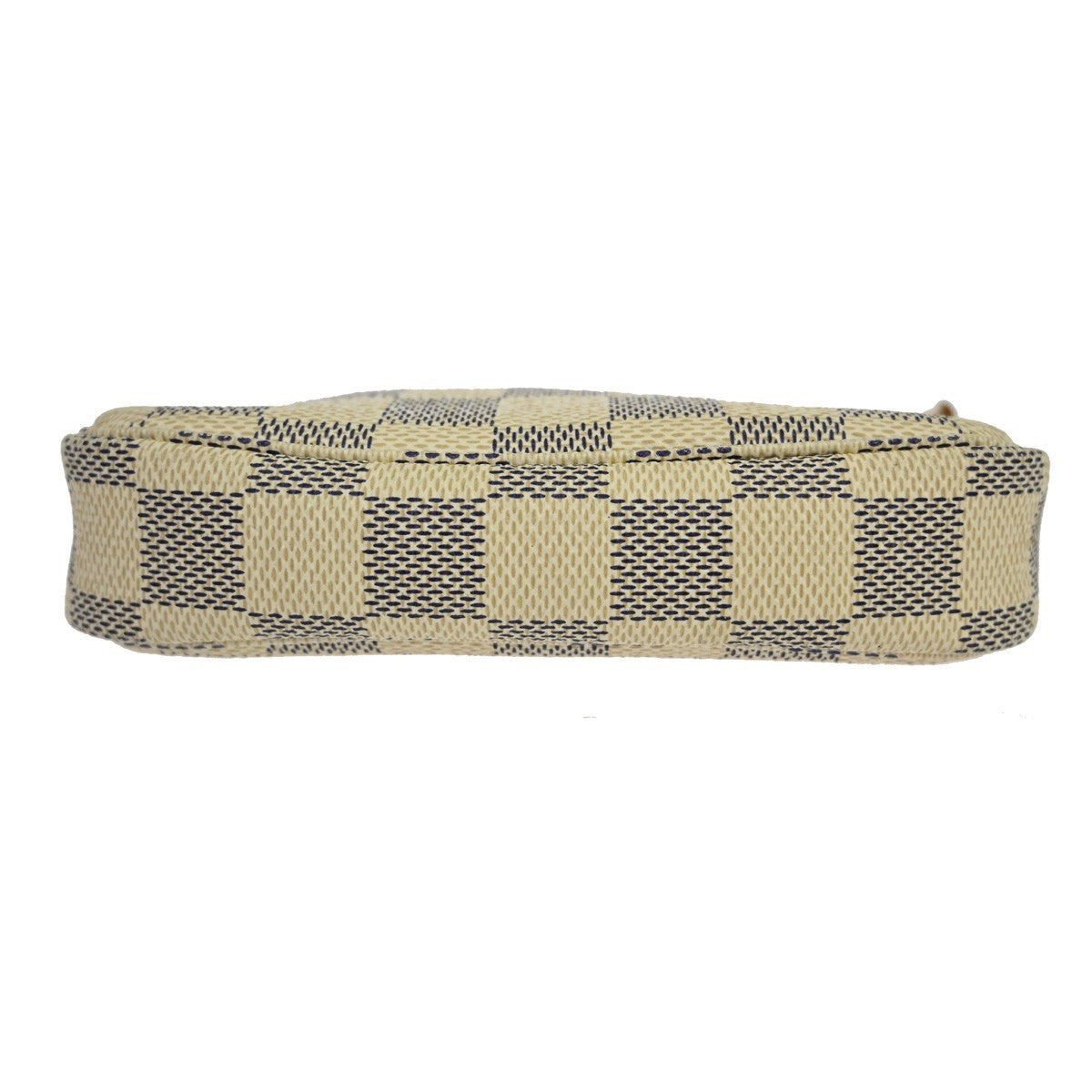 Louis Vuitton Mini pochette accessoires Damier Canvas, White, Canvas, Clutch
