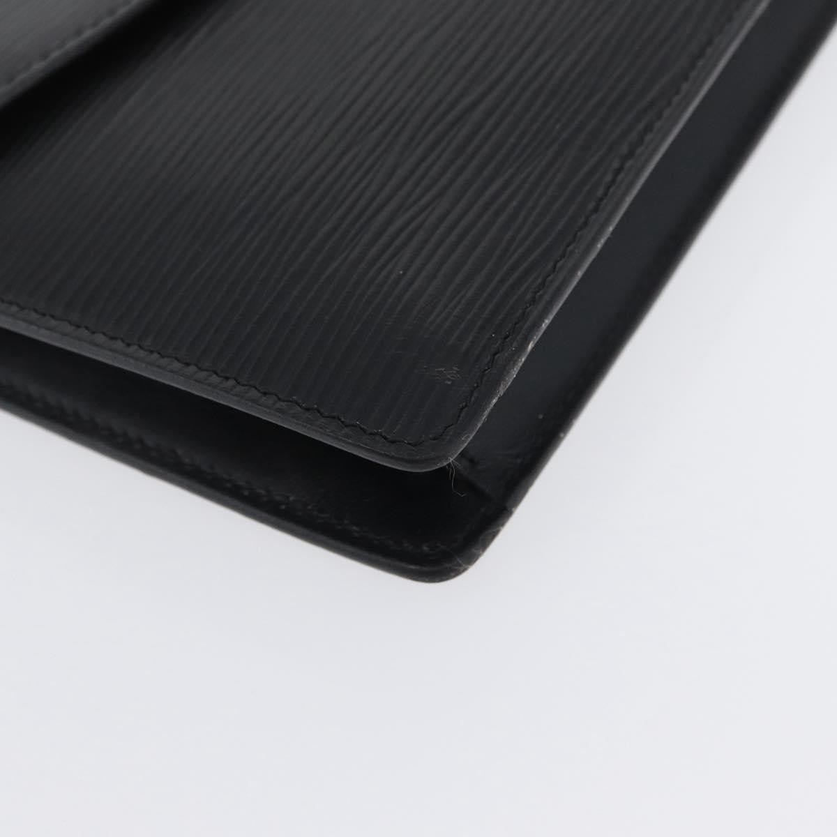Louis Vuitton Vintage Montaigne Clutch Epi Leather, BLACK, LEATHER, Clutche & pouche