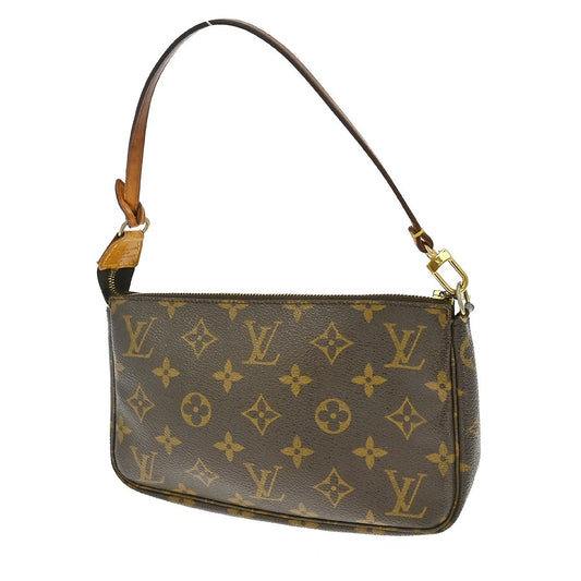 Louis Vuitton Pochette Accessoires NM Monogram Canvas, BROWN, CANVAS, Clutche & pouche