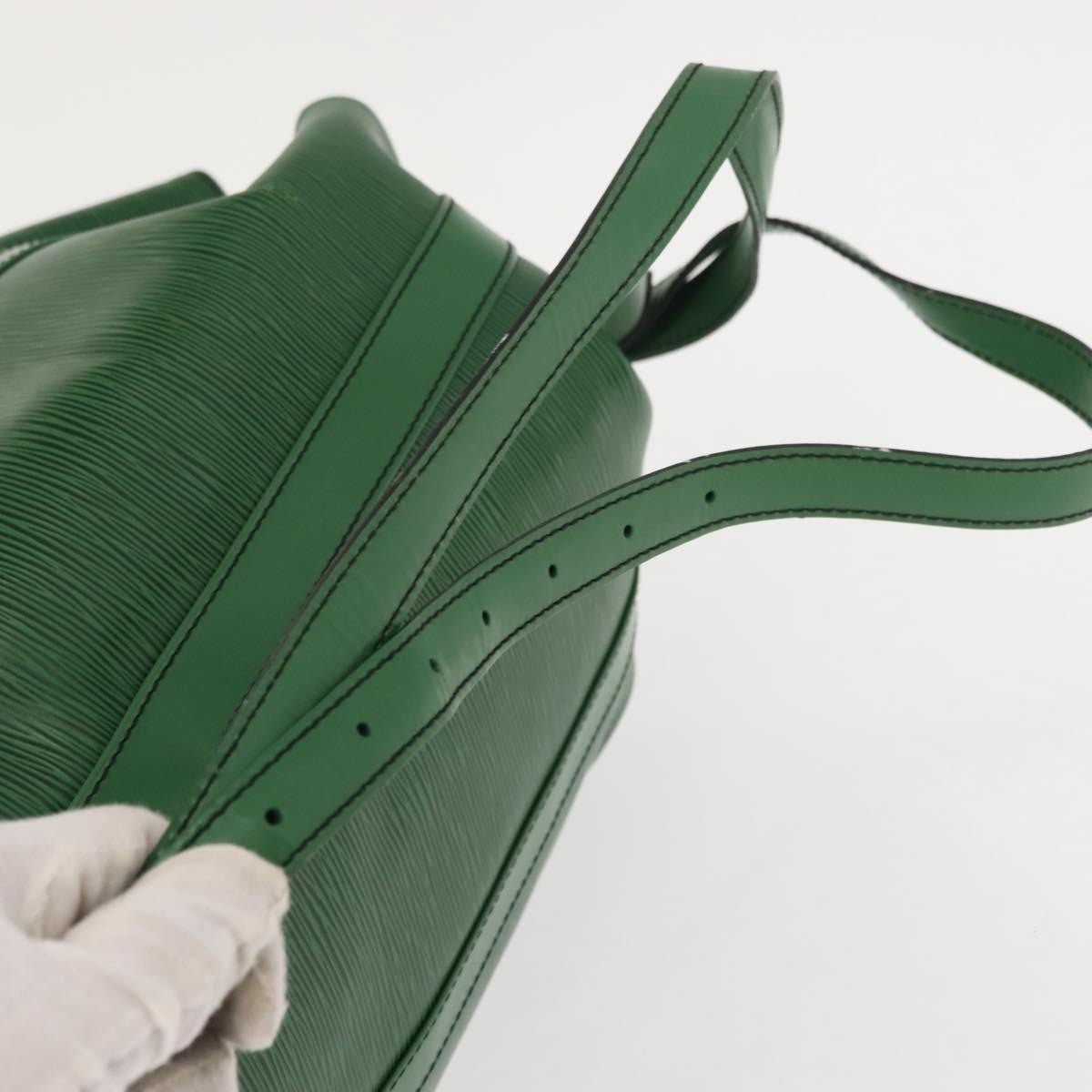 Louis Vuitton Randonnee Backpack Epi Leather, GREEN, LEATHER, Shoulder bag