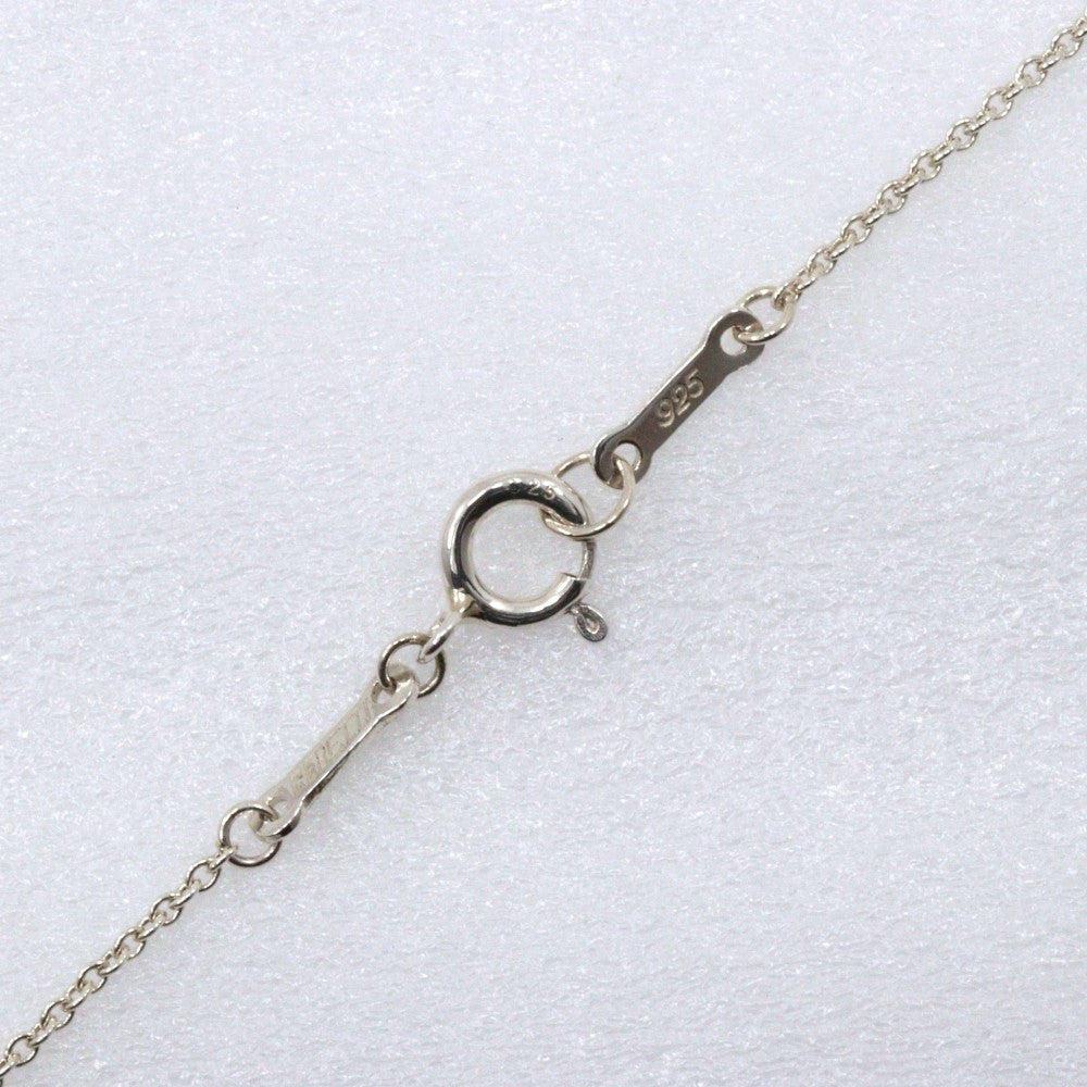 Tiffany & Co. Elsa Peretti Open Heart Pendant Necklace Sterling Silver, SILVER, SILVER, Necklace