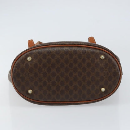 Celine Vintage Macadam Tote bag Canvas, BROWN, CANVAS, Tote bag