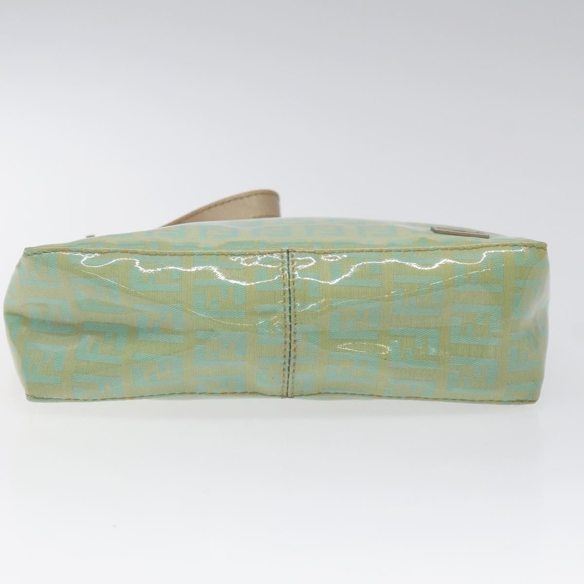 Fendi Vintage Belted Pochette Zucchino Canvas, GREEN, CANVAS, Clutche & pouche