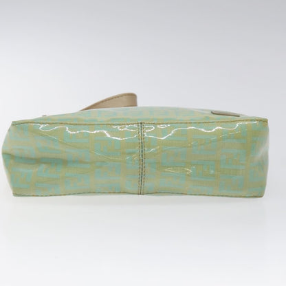 Fendi Vintage Belted Pochette Zucchino Canvas, GREEN, CANVAS, Clutche & pouche