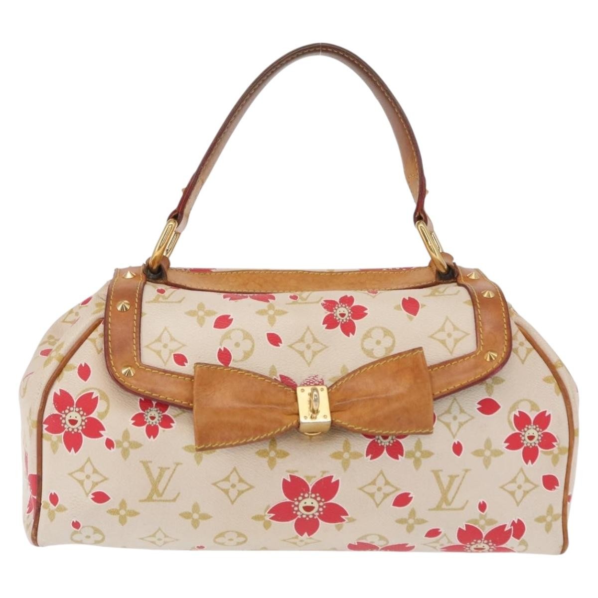 Louis Vuitton Retro Bag Limited Edition Cherry Blossom Monogram, WHITE, CANVAS, Handbag