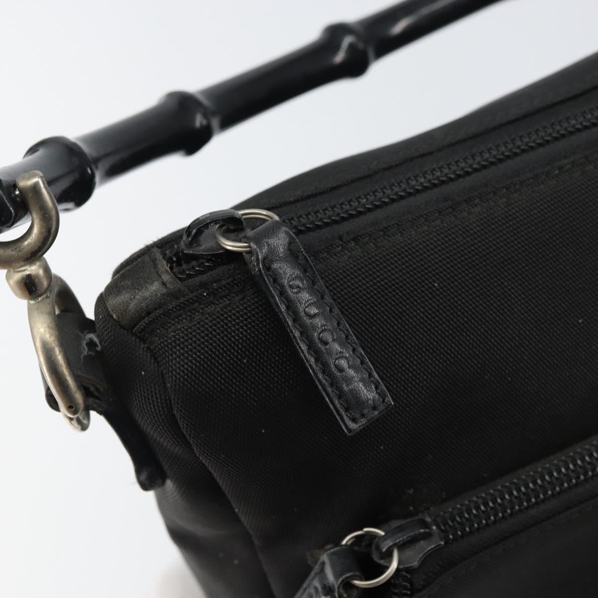 Gucci Vintage Shoulder Bag Nylon, BLACK, NYLON, Shoulder bag