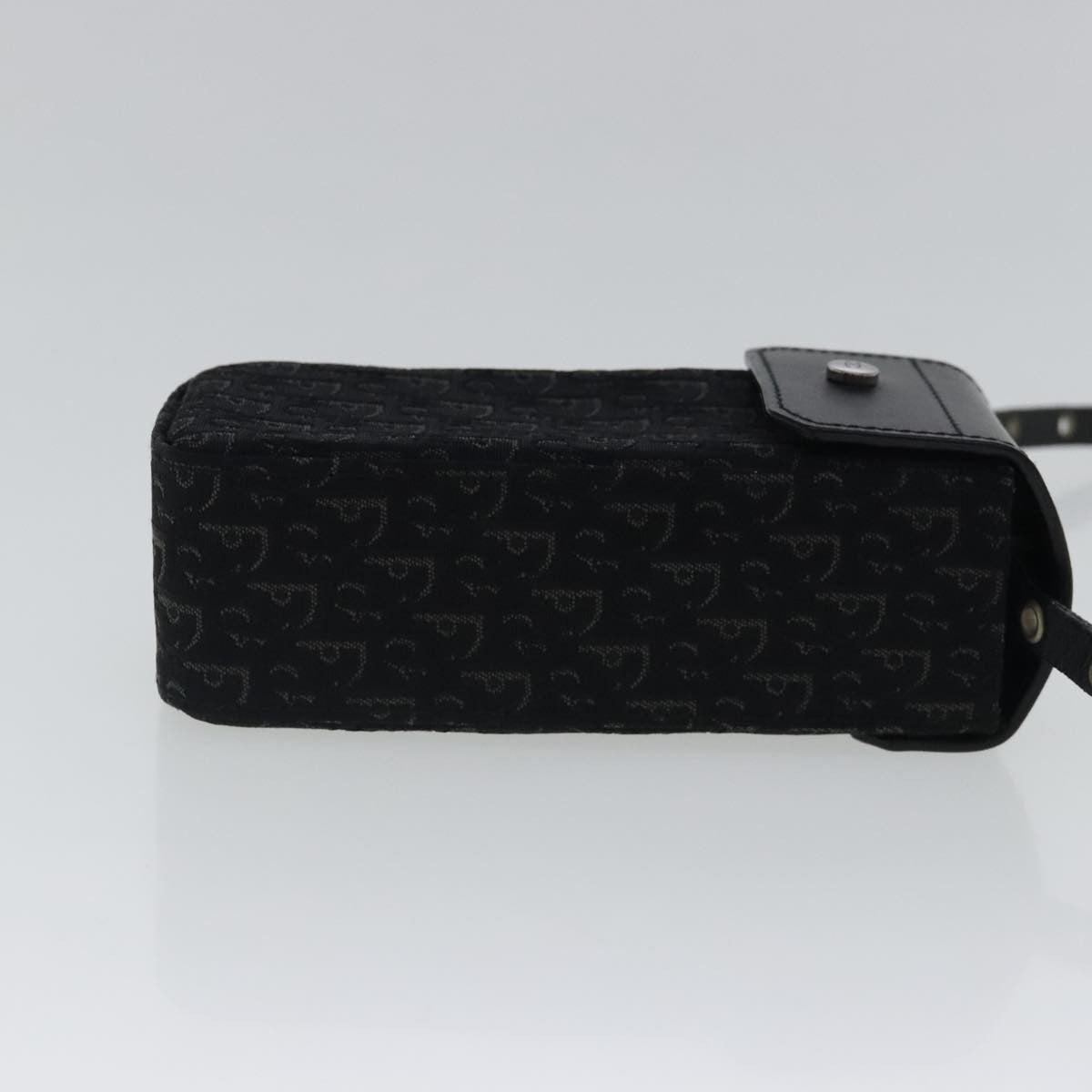 Christian Dior Vintage Trotter Pouch Diorissimo Canvas, BLACK, CANVAS, Clutche & pouche