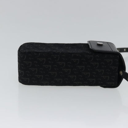 Christian Dior Vintage Trotter Pouch Diorissimo Canvas, BLACK, CANVAS, Clutche & pouche