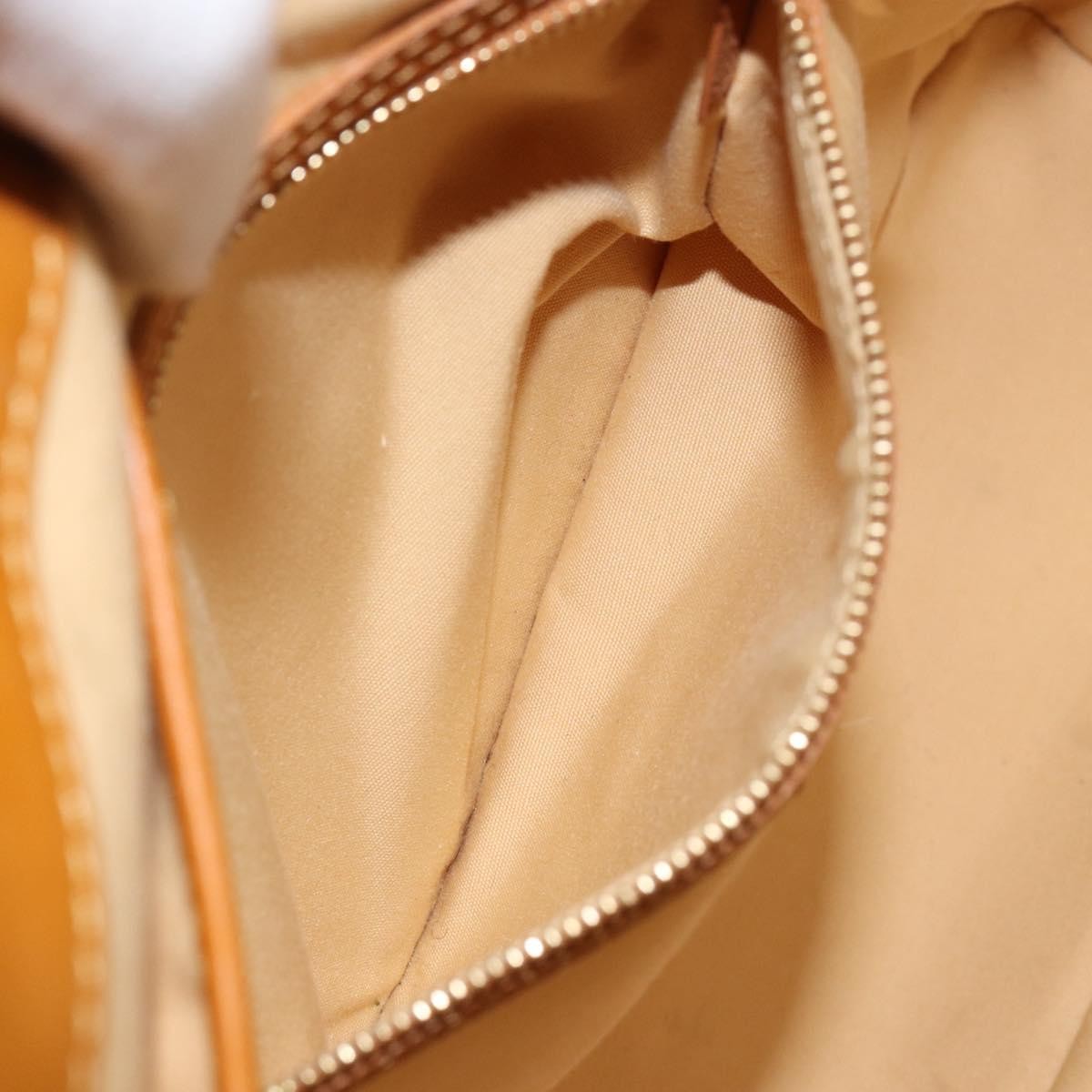 Louis Vuitton Lucille Handbag Mini Lin, BEIGE, CANVAS, Tote bag