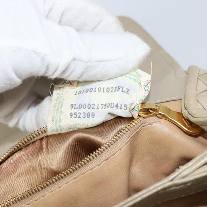 Bottega Veneta Intrecciato Handbag Leather, BEIGE, LEATHER, Handbag