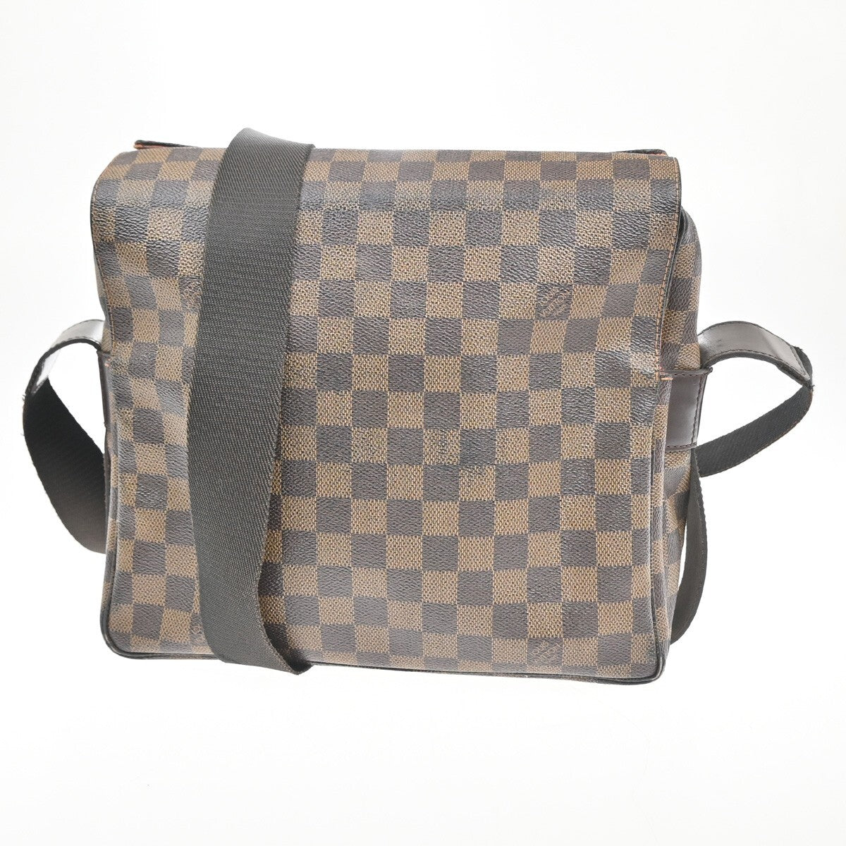 Louis Vuitton Naviglio Handbag Damier, BROWN, CANVAS, Shoulder bag