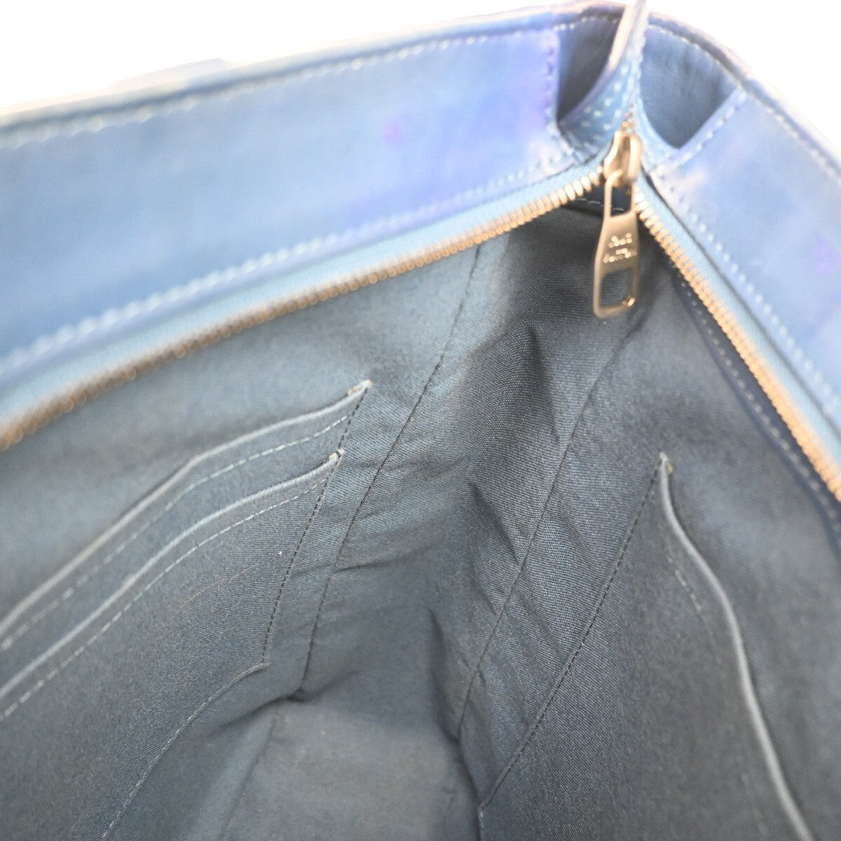 Louis Vuitton Tadao Handbag Damier Infini Leather, BLUE, LEATHER, Handbag