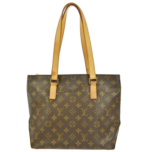 Louis Vuitton Cabas Piano Monogram Canvas, BROWN, CANVAS, Tote bag