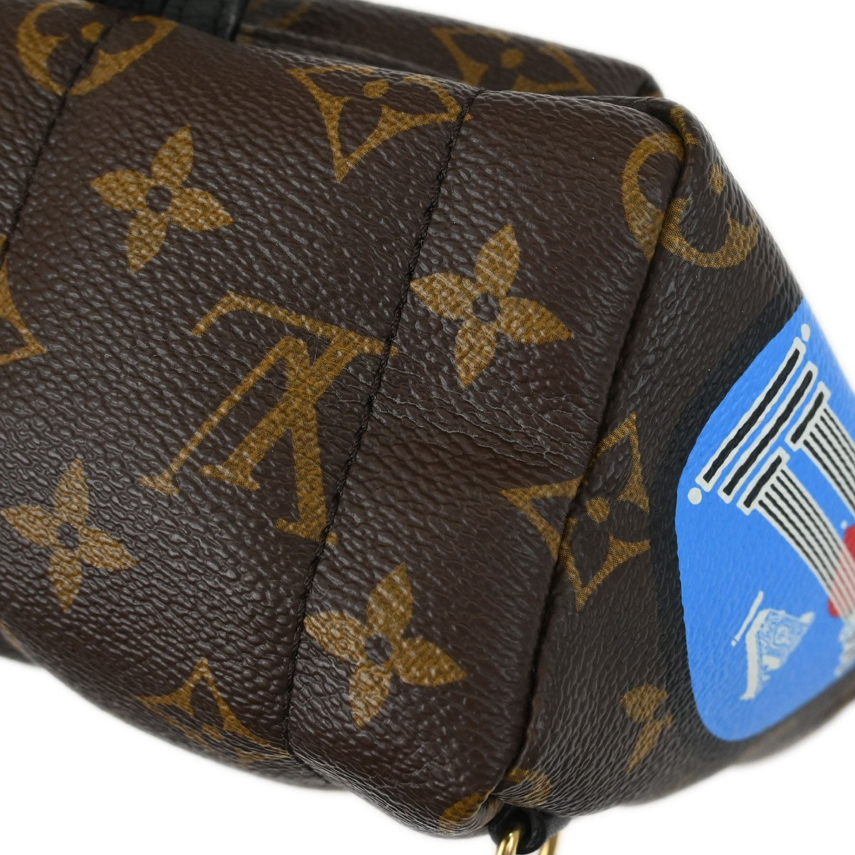 Louis Vuitton Palm Springs Backpack Limited Edition World Tour Monogram Canvas, BROWN, CANVAS, Backpack