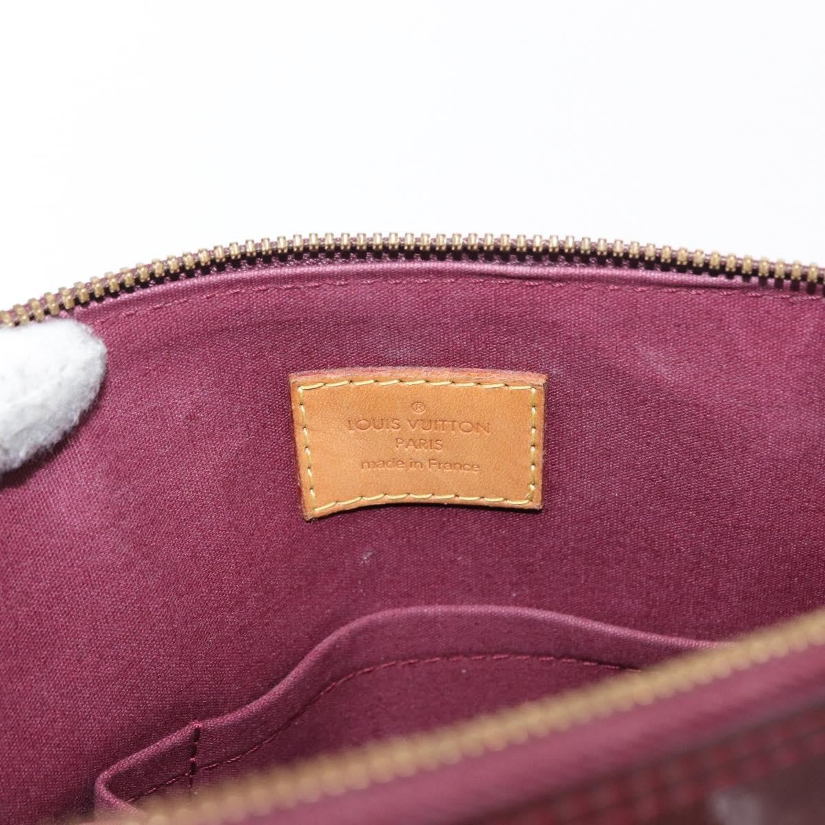 Louis Vuitton Alma Handbag Patent Leather, Red, Patent Leather, Handbag